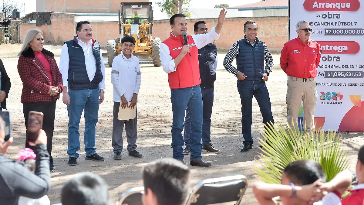 Primaria “Unidos Venceremos” tendrá cancha de fútbol 7